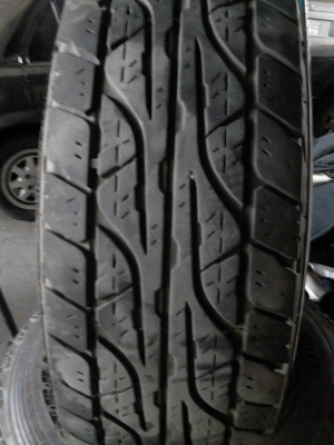 แม๊ก พร้อมยางลุยๆขอบ 15 พร้อมยาง 235/75R15  DUNLOP GRANDTREK AT3 TEL.081-427-3941