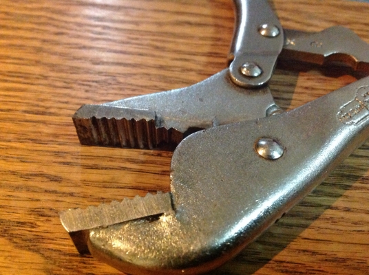 ขายคีมล็อค VINTAGE 7R, PETERSON VISE GRIP ตี 3 แถว The Original