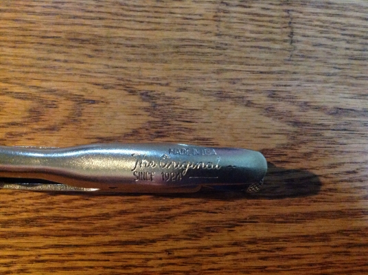 ขายคีมล็อค VINTAGE 7R, PETERSON VISE GRIP ตี 3 แถว The Original