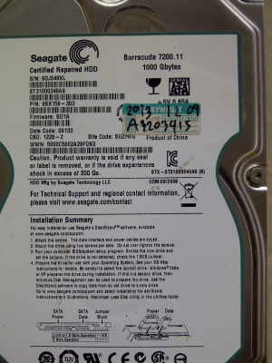 ขาย...ฮาร์ทดิส 1 TB 2ตัว 750GB 1ตัว ขาย...ฮาร์ทดิส 1 TB 2ตัว 750GB 1ตัว