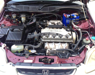 ขายตัดถูกๆ CIVIC ตาโต เกียร์ธรรมดา ติดแก๊ส LPG