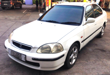 ขายตัดถูกๆ CIVIC ตาโต เกียร์ธรรมดา ติดแก๊ส LPG