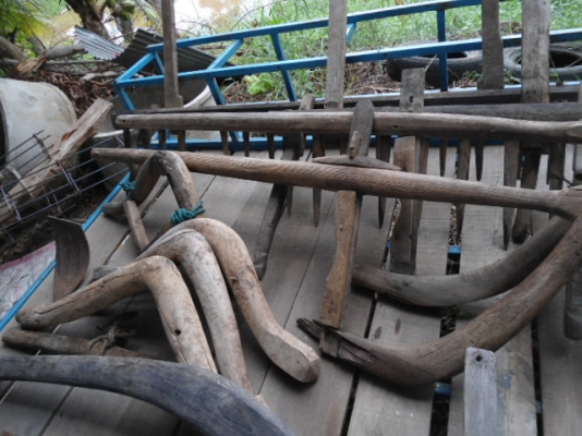 ขายอุปกรณ์ไถนาใช้วัวควายสมัยเก่า สมัยแก่ ขายทั้งหมด