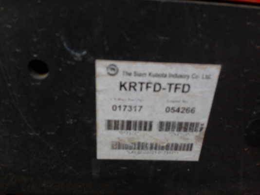 -ขายคูโบต้าkRTสวยเหมือนรถใหม่อุปกรครบเล่มพร้อมโอน115ชั่วโมง