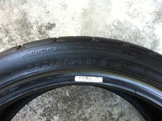 ขายไปแล้วครับ ขอบคุณ คุณพี่ที่ขับรถจากอ้อมใหญ่มารับถึงทางแยกสามพราน เป็นอย่างสูงครับ ขายยางขอบ 18 FEDERAL 235/40R18 ปี 10 เมดอินไต้หวัน 1 คู่ เนื้อยางสด ดอกเต็ม ไม่ปะ ไม่บวม ไม่กินข้าง 1,999 บาทต่อรองได้ สามพราน นครปฐม ขายไปแล้วครับ ขอบคุณ คุณพี่ที่ขับรถจากอ้อมใหญ่มารับถึงทางแยกสามพราน เป็นอย่างสูงครับ ขายยางขอบ 18 FEDERAL 235/40R18 ปี 10 เมดอินไต้หวัน 1 คู่ เนื้อยางสด ดอกเต็ม ไม่ปะ ไม่บวม ไม่กินข้าง 1,999 บาทต่อรองได้ สามพราน นครปฐม