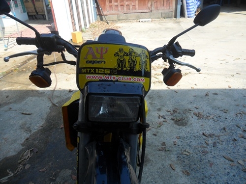 <<--MTX 125 โช๊คหัวกลับ แพหลังรถสูตร ทะเบียนแท้!!