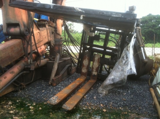 ขายปากกาหนีบถังหมุนได้ สำหรับติด รถยก 2-3 ตัน