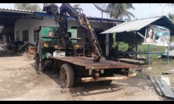 ขาย รถอีแต๋น เครน เครื่อง ISUZU ราคาถูก 155000