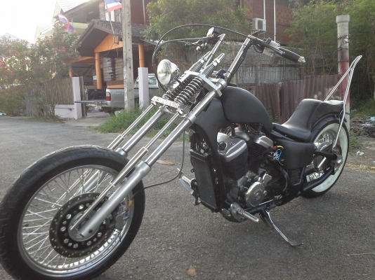 Honda Steed400cc.หน้าแต่งสปิงเกอร์ ยางหลังขอบขาว คาร์บูเดี่ยวยุ่นแท้