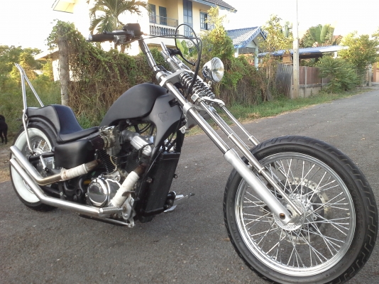 Honda Steed400cc.หน้าแต่งสปิงเกอร์ ยางหลังขอบขาว คาร์บูเดี่ยวยุ่นแท้