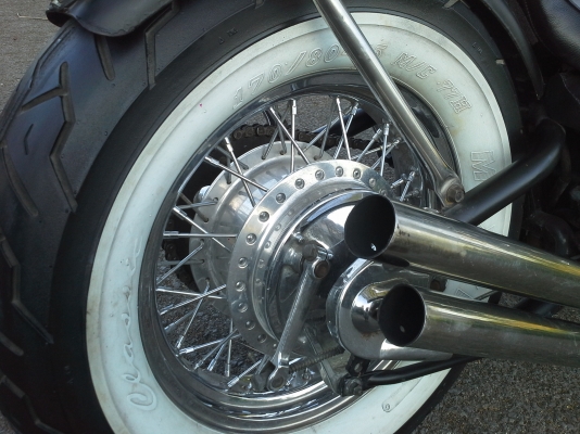 Honda Steed400cc.หน้าแต่งสปิงเกอร์ ยางหลังขอบขาว คาร์บูเดี่ยวยุ่นแท้