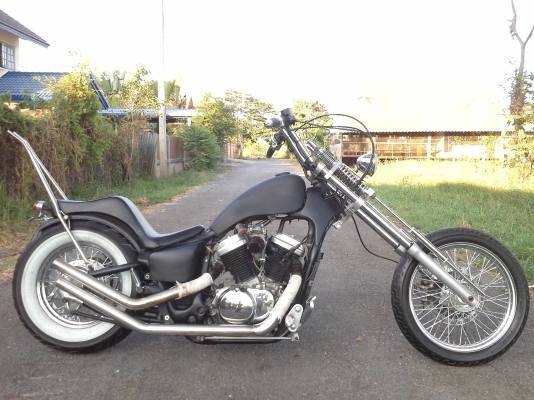 Honda Steed400cc.หน้าแต่งสปิงเกอร์ ยางหลังขอบขาว คาร์บูเดี่ยวยุ่นแท้