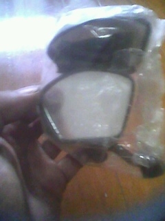 ขายกระจกรถมอร์ไซน์ ทรงหอยแครง 200 บาท