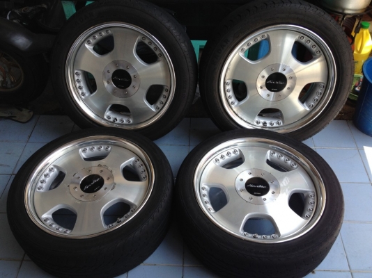 w workแท้ขอบ17กว้าง7นิ้วอ๊อฟ38 4รู114กับ5รู114สวยๆ