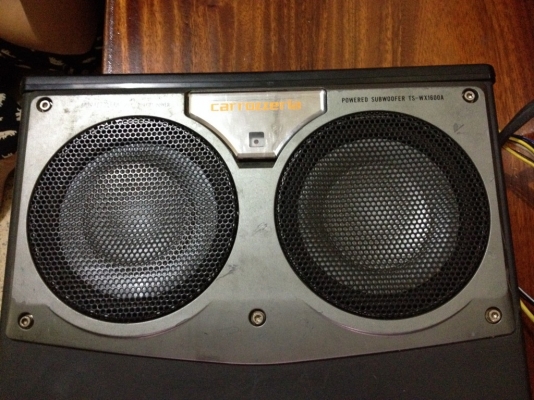 pioneer subwoofer ts-wx1600aเเอมในตัว200wเก่าญี่ปุ่นสภาพสวย