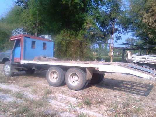 เทลเลอร์  10 ล้อ  1เพลา หน้ายาว เครื่อง EH700 175 แรง