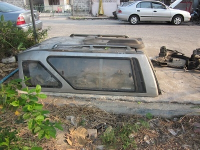 หลังคาเสมอเก๋งใส่ไมตี้แค็ป