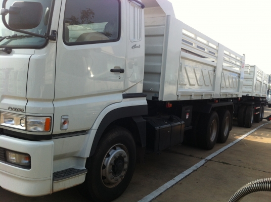 ขายฟูโซ่ 380 แรงม้า กระบะดั๊มพ์ แม่-ลูก