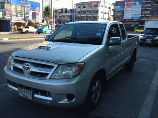 2007 TOYOTA, HILUX VIGO 2.5 E EXTRA CAB เครื่องดี ช่วงล่างแน่น 1JZ- VVTi เพิ่งวางมาใหม่ แก็ส LPG ลงเล่มเรียบร้อย พร้อมโอนใช้บรรทุกสบาย