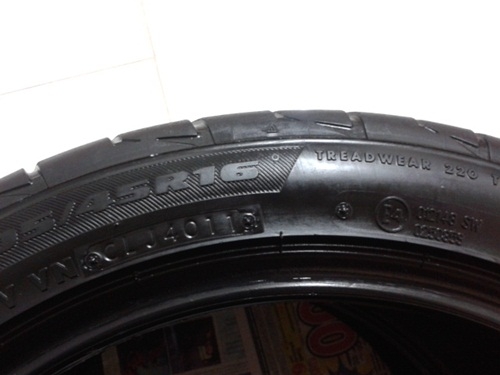 ยาง,205/45R16 Bridgestone RE002 ปี11หนึ่งคู่2,200