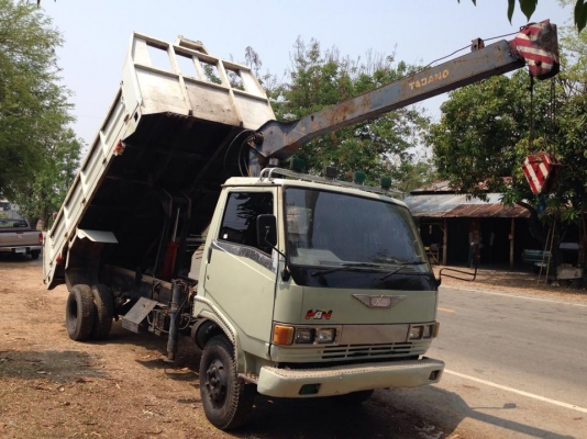 ดั้มพร้อมเครน3ตันหกล้อhino779รถแท้ห้างช่วงยาว5.50เมตรสภาพสวยแจ่มๆไม่มีทื่ติเล่มพร้อมชุดโอนครบ