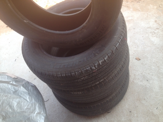 ขายล้อแม็ก TE 37 ขอบ 16 พร้อมยาง michelin  215/65/16  สภาพสวยครับ