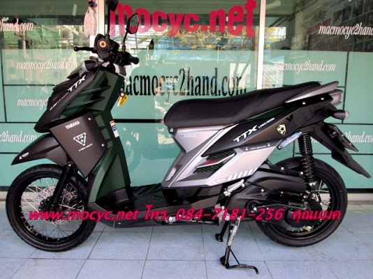 TTX  สีดำด้าน รถเดือน พ.ค ปี 56 ไมล์ 2350 โล สีขายดี แถมฟรี เสื้อ และหมวกกันน็อก 31900