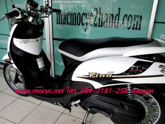 Fino PS รถเดือน ม.ค ปี 56 สีขาวดำ รถเดิมๆ ราคาโปรโมชั่น แถมฟรี  หมวกกันน็อก 21900
