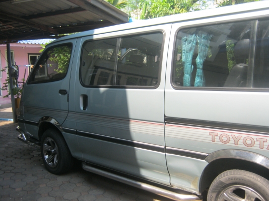 ขายรถบ้านแท้ๆ รถตู้หัวจรวด TOYOTA 2500 CC ปี96 มือเดียวออกห้าง รถใช้ส่วนตัว