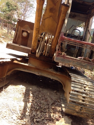 ขายรถแบ็คโฮ komatsu pc 120-1 เครื่องเดิม ปั๊มเดิม รถทำงานอยู่ เอกสารสัญญาซื้อขาย