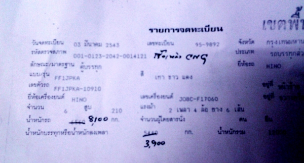 HINO-FFIJ-210 แรงม้า-ปี 2000-ยาว 7.2 เมตร-NGV 8 ถัง-ราคาไม่แพง ด่วน ๆ ๆ ๆ