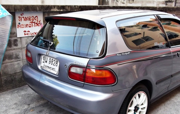 รายละเอียด ขาย HONDA CIVIC 3D สวยๆ เครื่อง หัวฉีด VTEC แต่งนอกทั้งคัน แต่งไป 100,000 แล้ว ขับอย่างเดียวไม่ต้องซ่อม