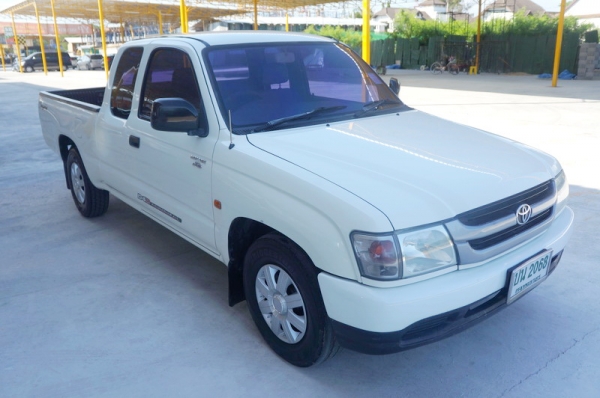 TOYOTA TIGER CAB ปี 2002 ขายรถสวย พวงมาลัยพาวเวอร์ เครื่องเดิม เกียร์ ช่วงล่างดี แอร์เย็น รถขับดีมาก สีสวย รถพร้อมใช้งาน การันตีรถสวย จัดไฟแนนได้ ฟรีดาวน์