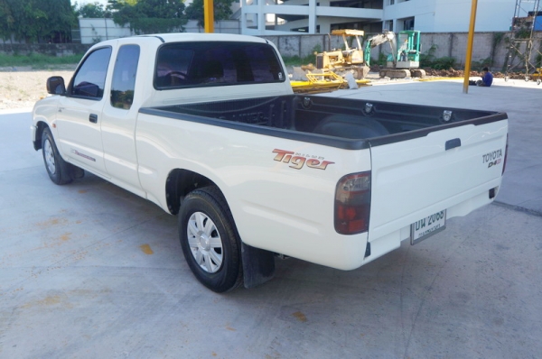 TOYOTA TIGER CAB ปี 2002 ขายรถสวย พวงมาลัยพาวเวอร์ เครื่องเดิม เกียร์ ช่วงล่างดี แอร์เย็น รถขับดีมาก สีสวย รถพร้อมใช้งาน การันตีรถสวย จัดไฟแนนได้ ฟรีดาวน์