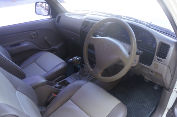 TOYOTA TIGER CAB ปี 2002 ขายรถสวย พวงมาลัยพาวเวอร์ เครื่องเดิม เกียร์ ช่วงล่างดี แอร์เย็น รถขับดีมาก สีสวย รถพร้อมใช้งาน การันตีรถสวย จัดไฟแนนได้ ฟรีดาวน์