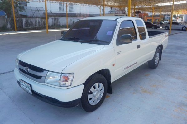 TOYOTA TIGER CAB ปี 2002 ขายรถสวย พวงมาลัยพาวเวอร์ เครื่องเดิม เกียร์ ช่วงล่างดี แอร์เย็น รถขับดีมาก สีสวย รถพร้อมใช้งาน การันตีรถสวย จัดไฟแนนได้ ฟรีดาวน์