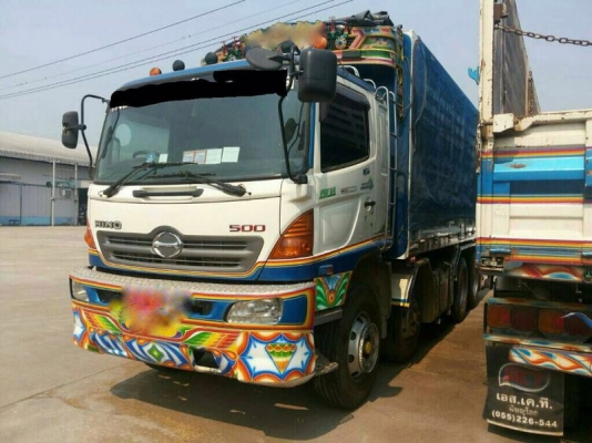 รถฮีโน่ 12 ล้อดั้ม  344 แรงม้า.  ( ขายแม่ , ลูก )  สนใจติดต่อ  081 - 6079515