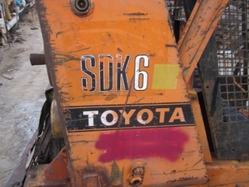 ขาย - รถตักล้อยาง TOYOTA: SDK6 สภาพสวยพร้อมใช้งาน มือสองเก่าญี่ปุ่น