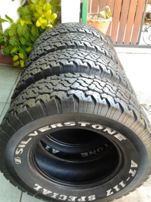 Silverstone 265/70/16 AT117 ปลายปี10 สภาพสวยๆ 1ชุด