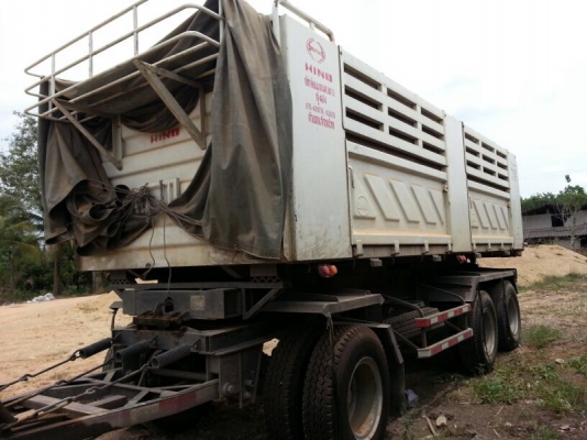 รถฮีโน่ 10 ล้อดั้ม 380 แรงม้า ปี 55  ( ขายแม่ลูก )  ( รถวิ่ง 9x,xxx กม. )  สนใจติดต่อ 081 - 6079515