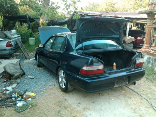 โตโยต้ารุ่นสามห่วงปี95 คันนี้รถสวยทรงดีน่าใช้เกียร์ออโต้ ขายตามสภาพ รถจอดนานเครื่องติดขี่ได้ปกติเครื่องดีมากๆ แต่ระบบไฟฟ้าเช่นกระจกไฟฟ้าแอร์ไม่ทำงาน ระบบเกียร์มีปัญหา ขอขายตามสภาพราคา39000บาท 0857335697