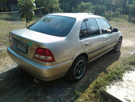 ฮอนด้าซิตี้ท้ายซีปี2001เกียร์ออโต้กระจกไฟฟ้าติดแก๊สหัวฉีดประหยัดมากๆล้อแมกรถสวยบางๆทั้งคันสอาดมากขี่นิ่ม ช่วงล่างเยี่ยมไม่ต้องซ่อมพร้อมใช้ จัดไฟแนนได้แสนห้า ขายสด 100000บาท 0857335697 เอ็ม