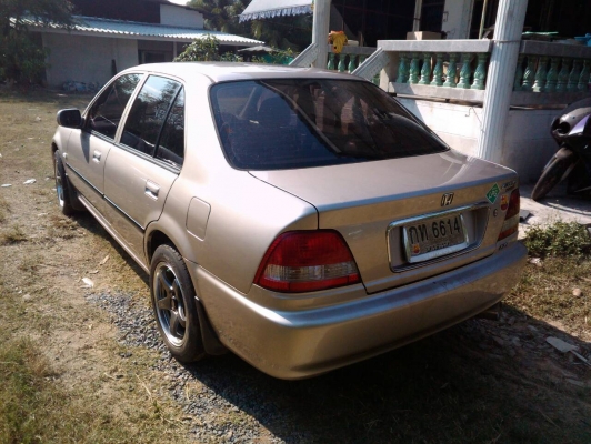 ฮอนด้าซิตี้ท้ายซีปี2001เกียร์ออโต้กระจกไฟฟ้าติดแก๊สหัวฉีดประหยัดมากๆล้อแมกรถสวยบางๆทั้งคันสอาดมากขี่นิ่ม ช่วงล่างเยี่ยมไม่ต้องซ่อมพร้อมใช้ จัดไฟแนนได้แสนห้า ขายสด 100000บาท 0857335697 เอ็ม