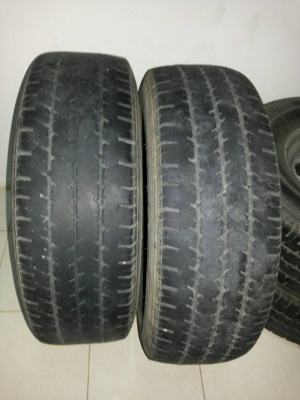 ขาย ยาง XCD 205 ขอบ 14 พร้อมกะทะ  4 เส้น 3300 บ