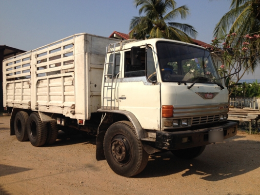 ฝากขาย HINO F18 เพลาเดียวไม่ดัมพ์ กระบะเหล็กคอกสูง
