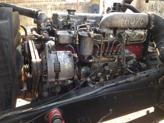 ฝากขาย HINO F18 เพลาเดียวไม่ดัมพ์ กระบะเหล็กคอกสูง