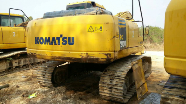 ขายรถแบคโฮ Komatsu PC200-7 ไมล์ชั่วโมง 13,&times;&times;&times; เอกสารใบแจ้งจำหน่าย รถปี 2006