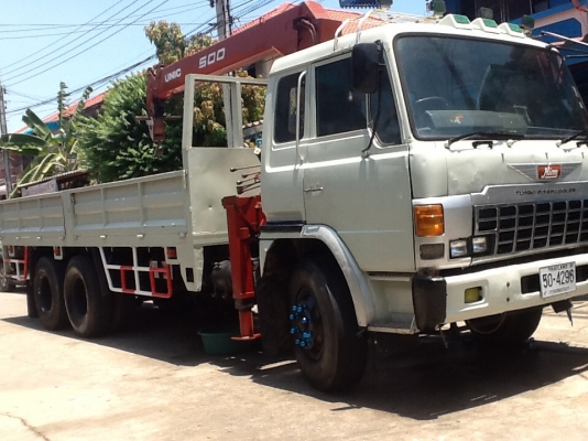 ขายรถบรรทุก10ล้อติดเครน5ตันยูนิก4ปอก3ชัก ขายรถบรรทุก10ล้อติดเครน5ตันยูนิก4ปอก3ชัก