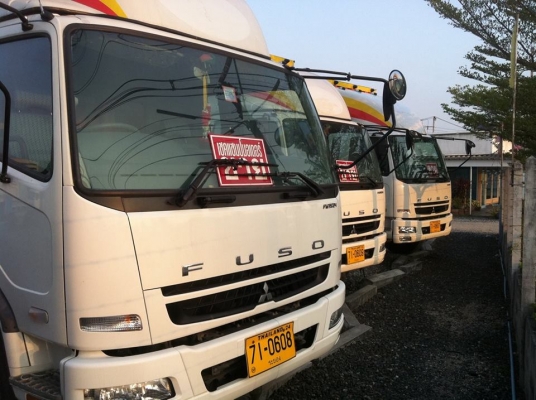 MITSUBISHI FUSO 6 ล้อตู้บรรทุก 10 บาน
