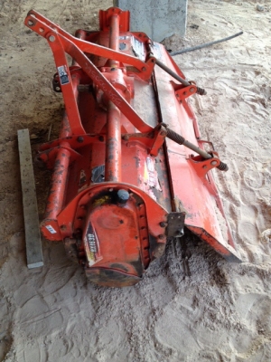 ขาย โรตารี่ติดรถคูโบต้า  ตราช้าง RX163  D สภาพพร้อมใช้ใบมีดเต็ม